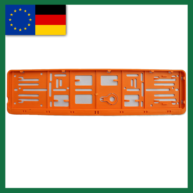 Wechselkennzeichen Rahmen – Farbe – Deutschland/EU – 520×110