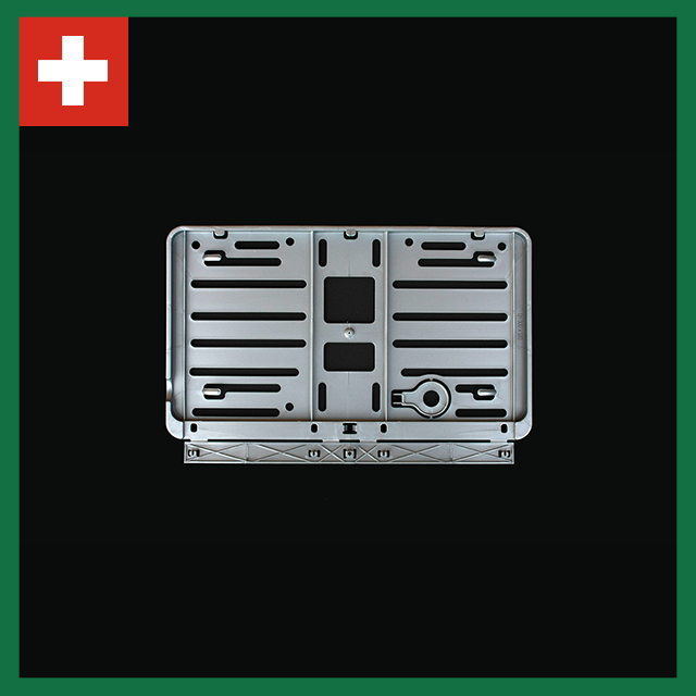 Wechselkennzeichen Rahmen – Farbe – Schweiz – 300×160