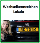 Wechselkennzeichen-Informationen, Wechselkennzeichenrahmen. Wechselnummernrahmen, Wechselschilderrahmen