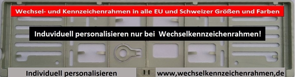 Individuelle Kennzeichenbeschriftung mit Labels