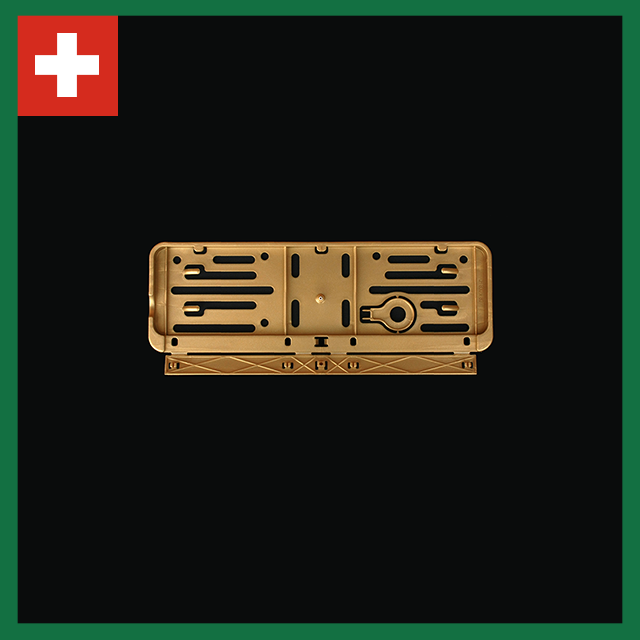 Wechselkennzeichen Rahmen – Farbe – Schweiz – 300×80