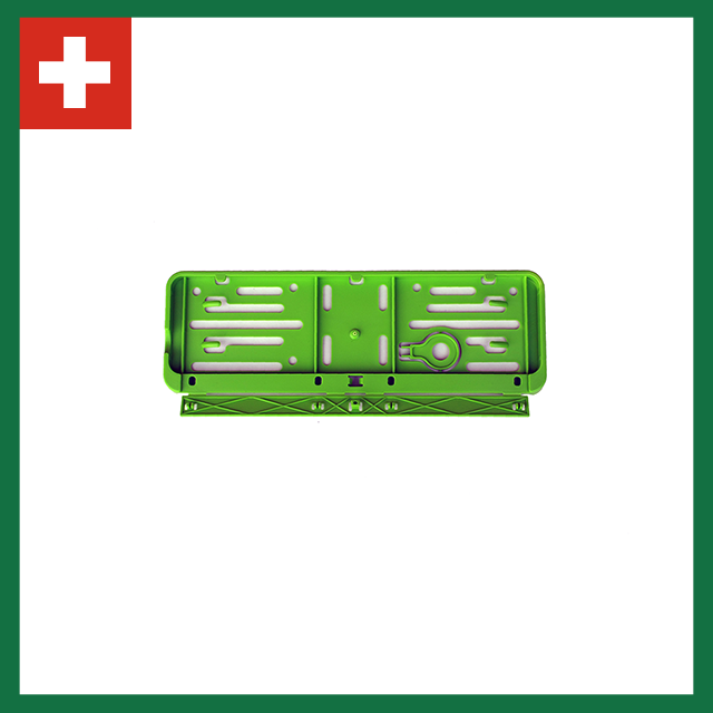Wechselkennzeichen Rahmen – Farbe – Schweiz – 300×80
