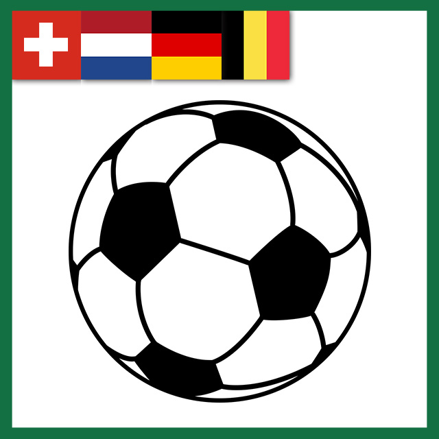 Wechselkennzeichen Rahmen Fußball WM