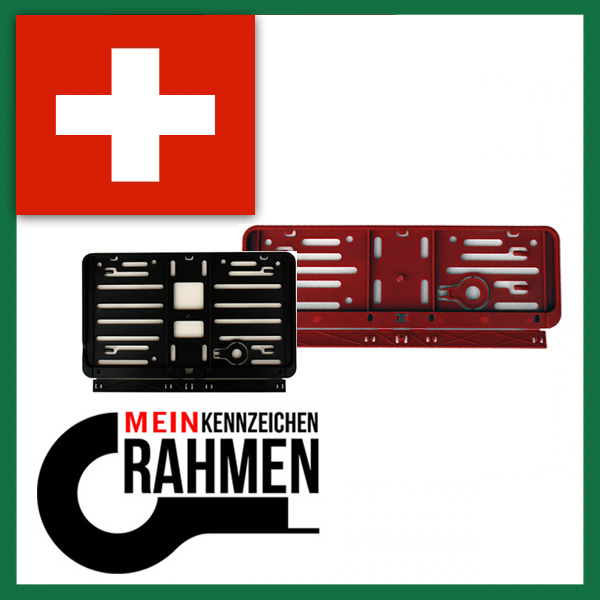 Kennzeichenhalter - Nummernrahmen CH